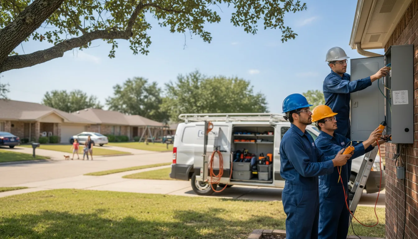 Certified electrician providing emergency electrical services in Bena, MN
